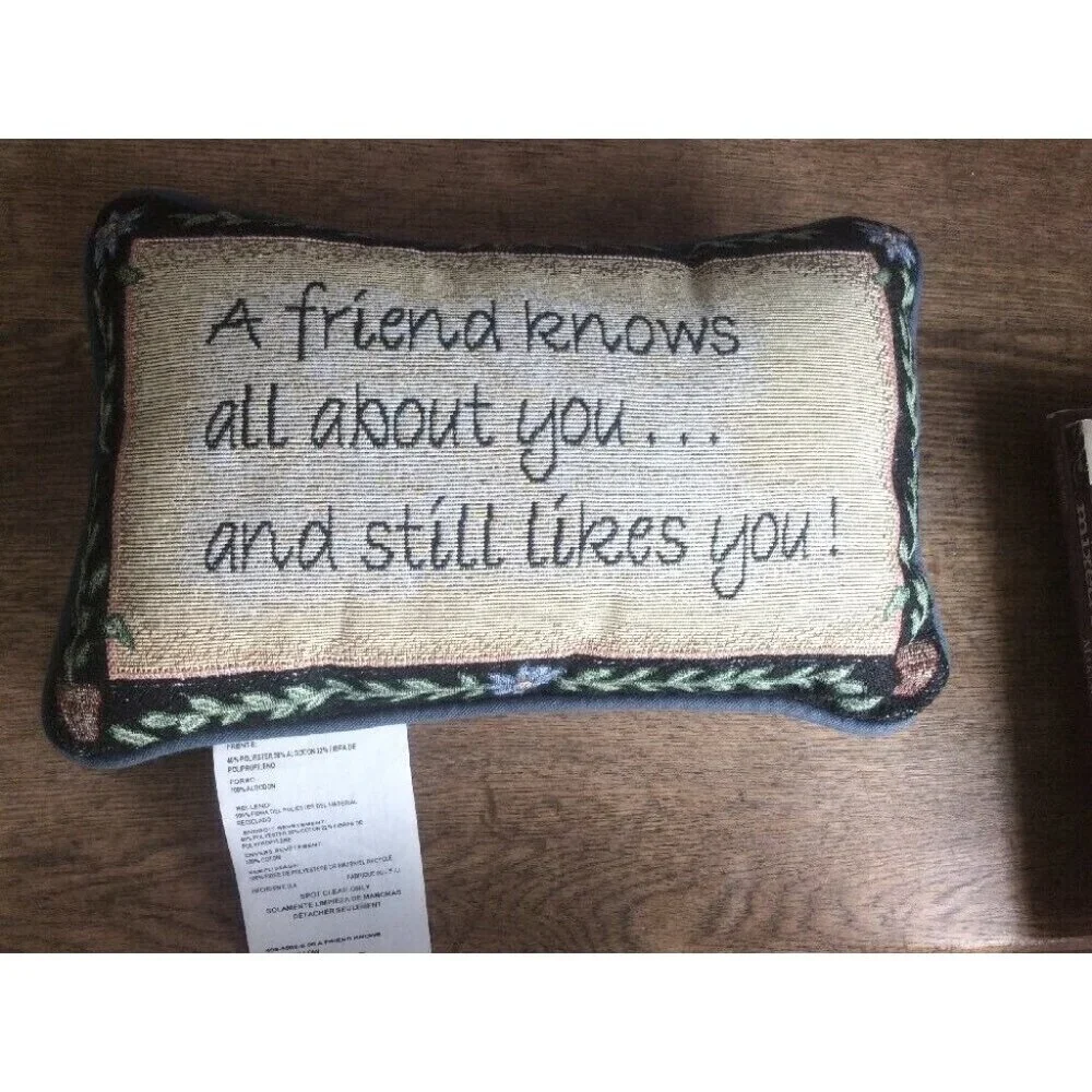 Manual Woodworkers and Weavers A Friend Knows pillow made in USA Throw Pillow